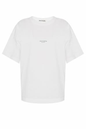 T-shirt with a printed logo, zdjęcie 1 T-shirt with a printed logo od Acne